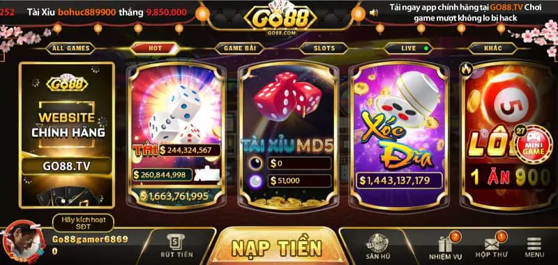 Go88 - Cổng game bài đổi thưởng siêu hot