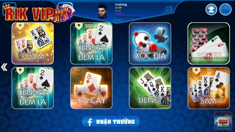 Cung cấp kho game bài đa dạng thể loại